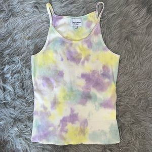 Juicy Couture Ribbed Tie Dye Tank